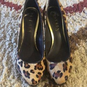 Leopard Faux Heels